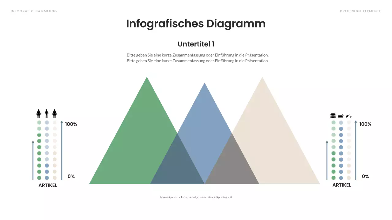 buntes modernes Infografik-Layout