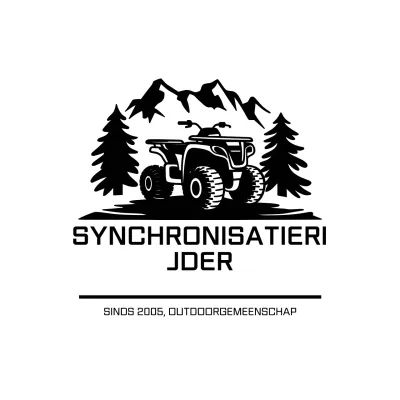 zwart rustiek buitenlogo