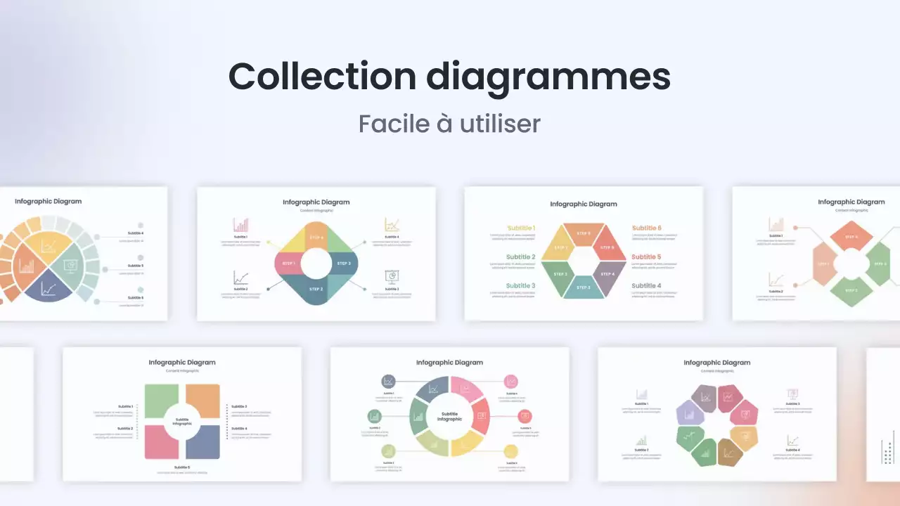 infographie moderne et colorée