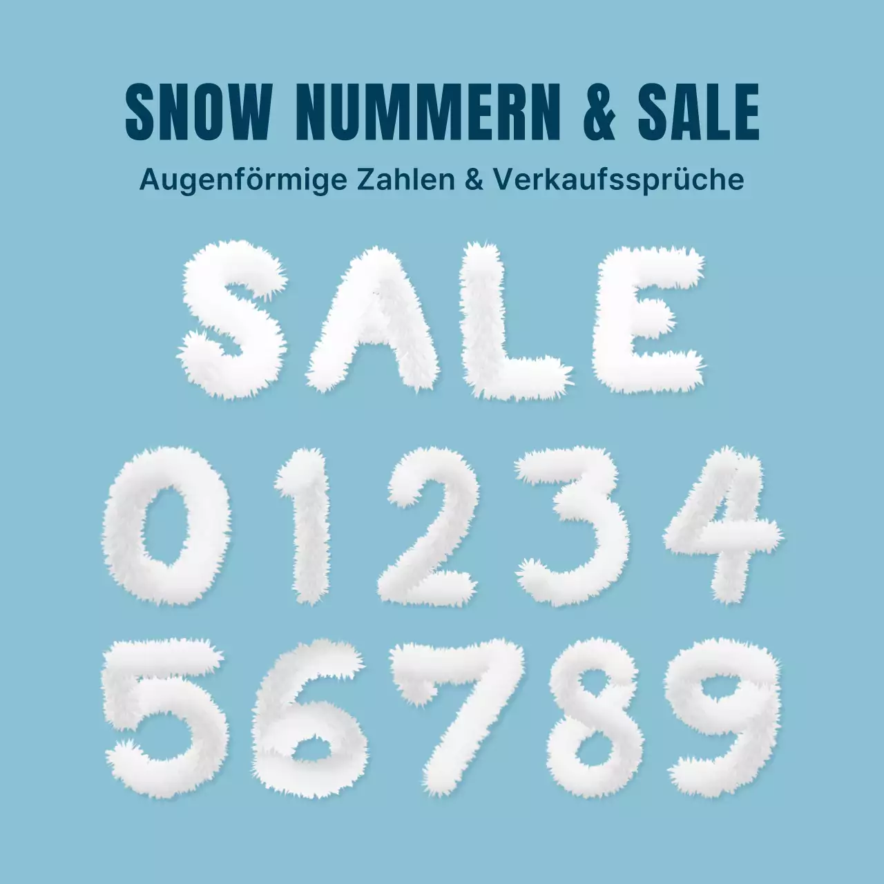 Hellblaue Ausverkaufsaktion