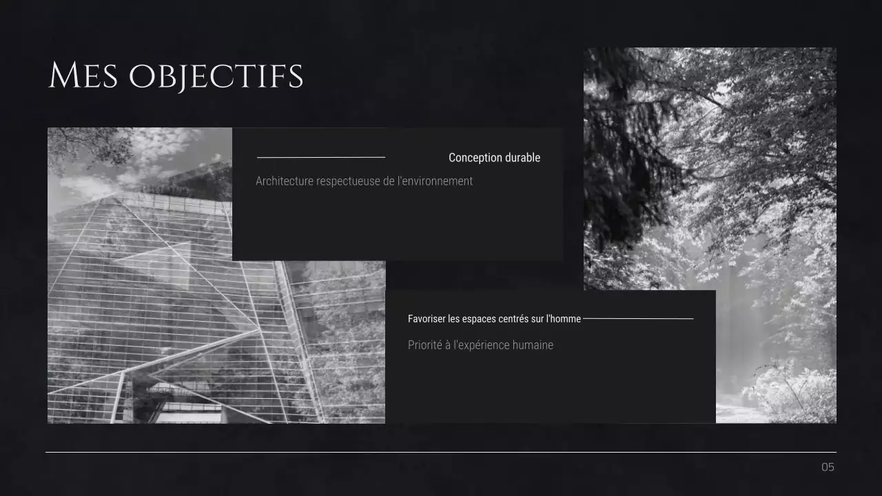 Profil minimaliste noir