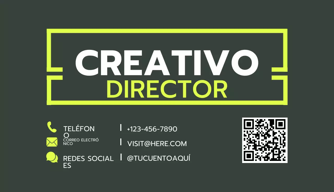 Tarjeta de visita moderna y ecológica