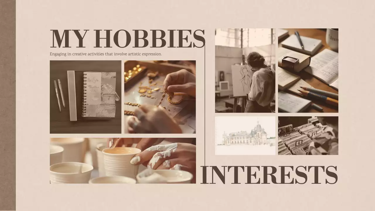 Panduan Pengenalan Pribadi Minimal Beige