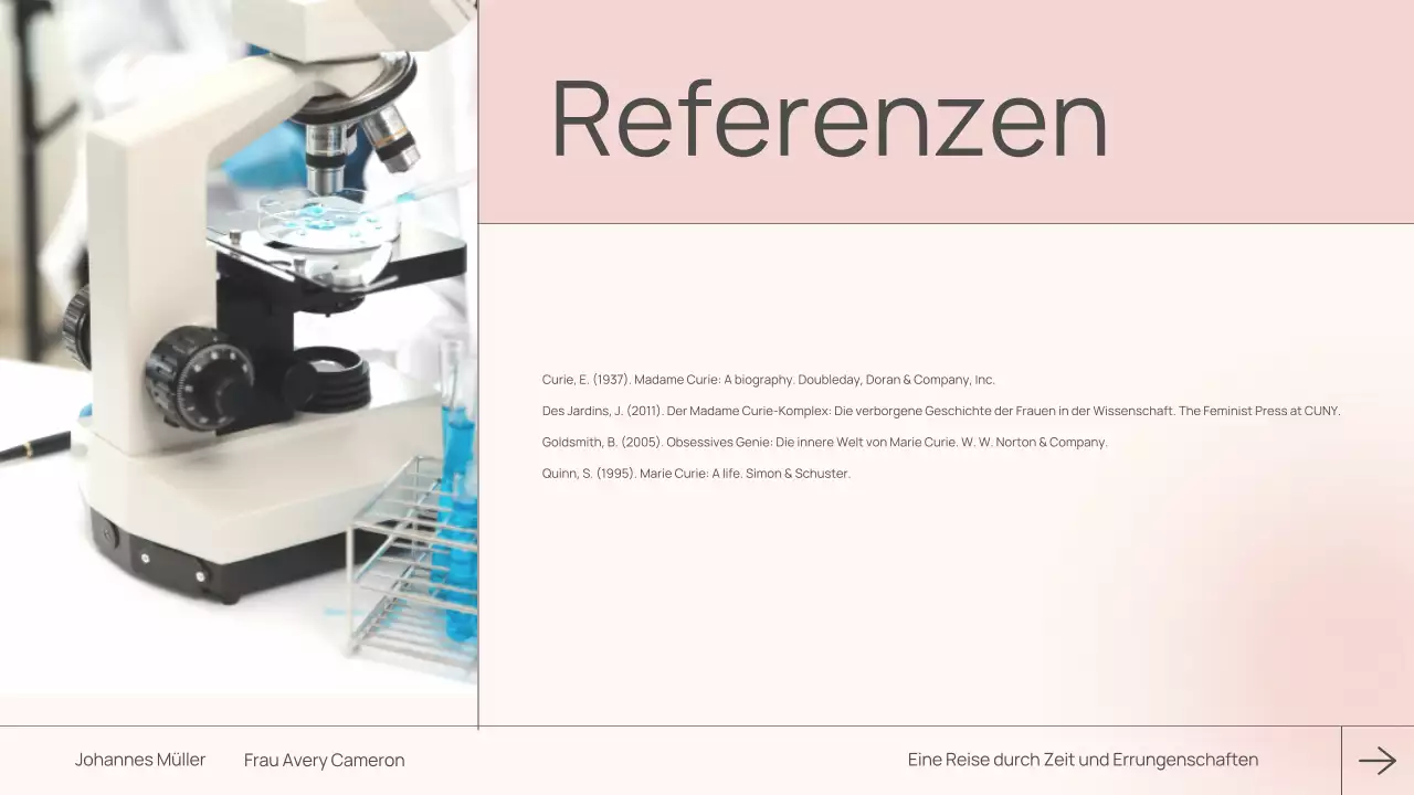 Rosa moderne Biographie Klasse