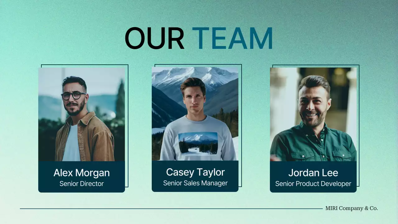 Teal Professional Project Proposal Presentation