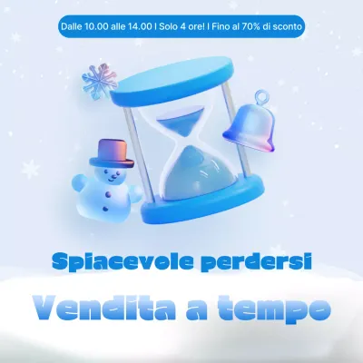 Promozione Timesale Blue Modern