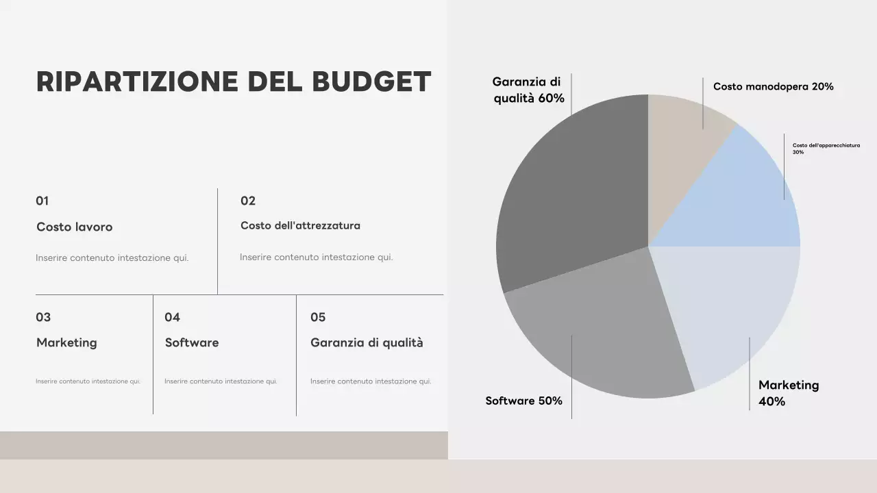 documento di business plan moderno grigio