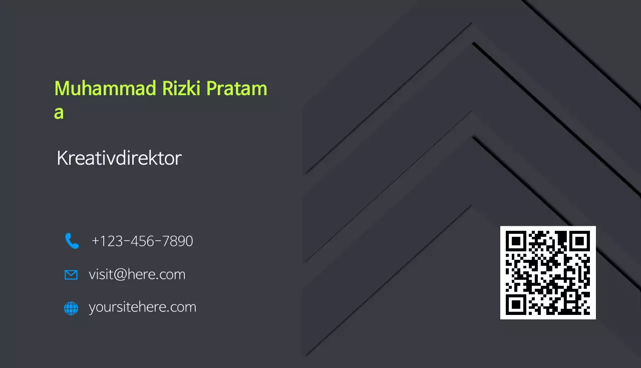 Graue moderne Visitenkarte