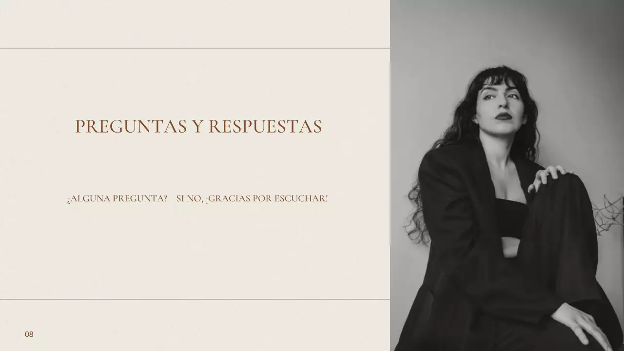 Beige Elegante Acerca de mí Presentación