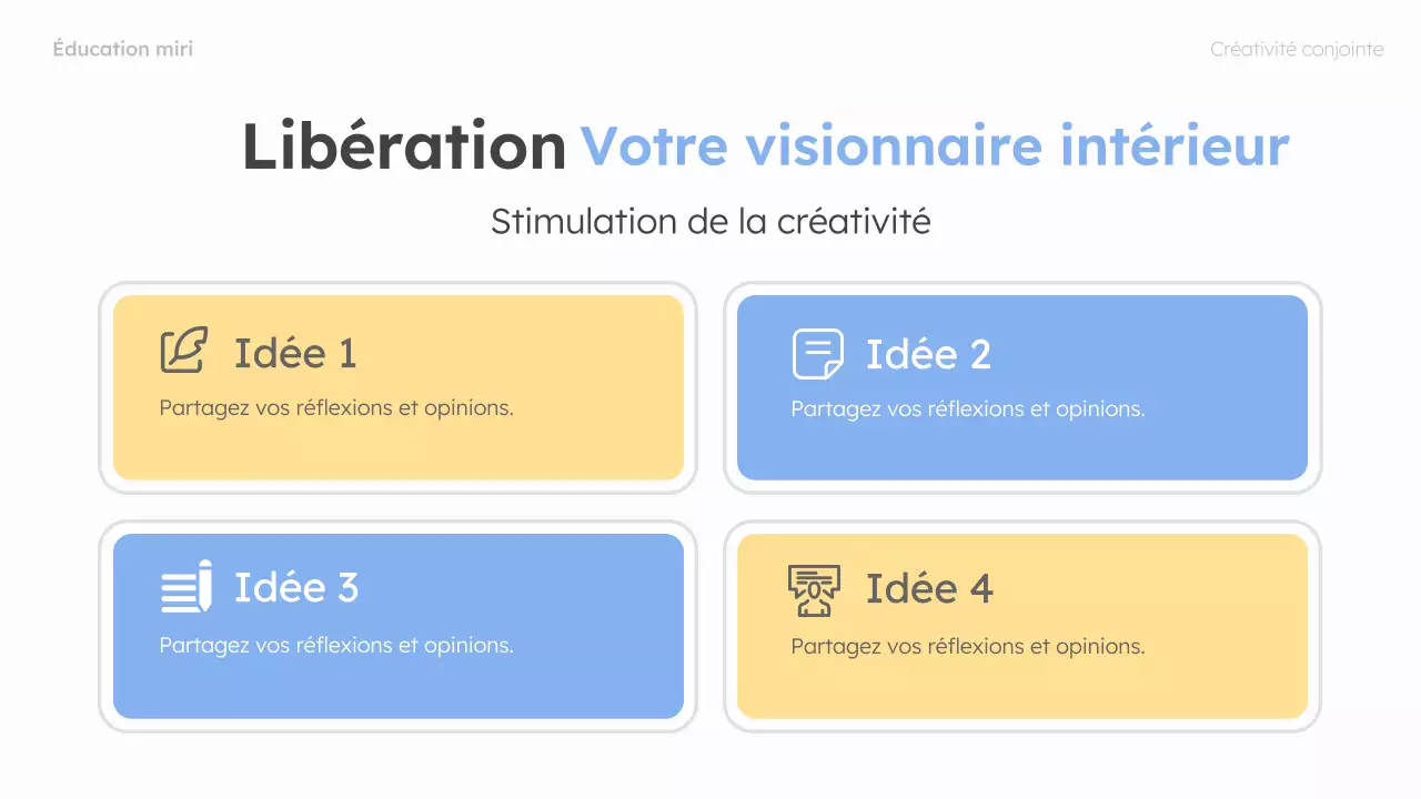 guide de brainstorming moderne menthe et rose, mise en page