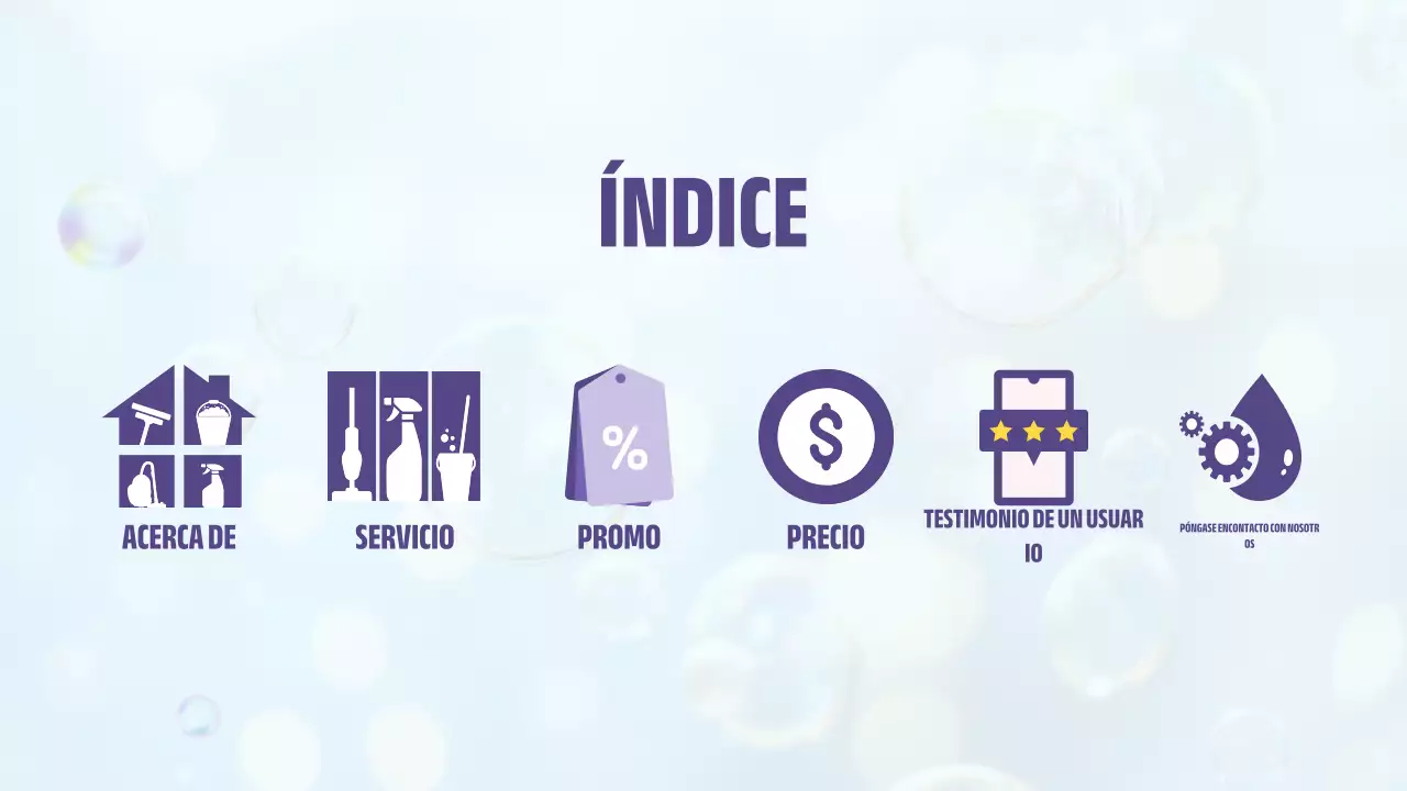 ligera presentación de limpieza moderna