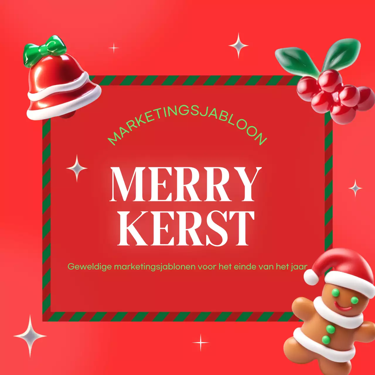 Rode gezellige kerstactie
