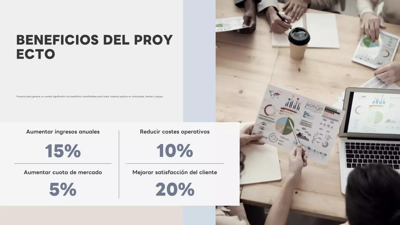 documento del plan de empresa grey modern