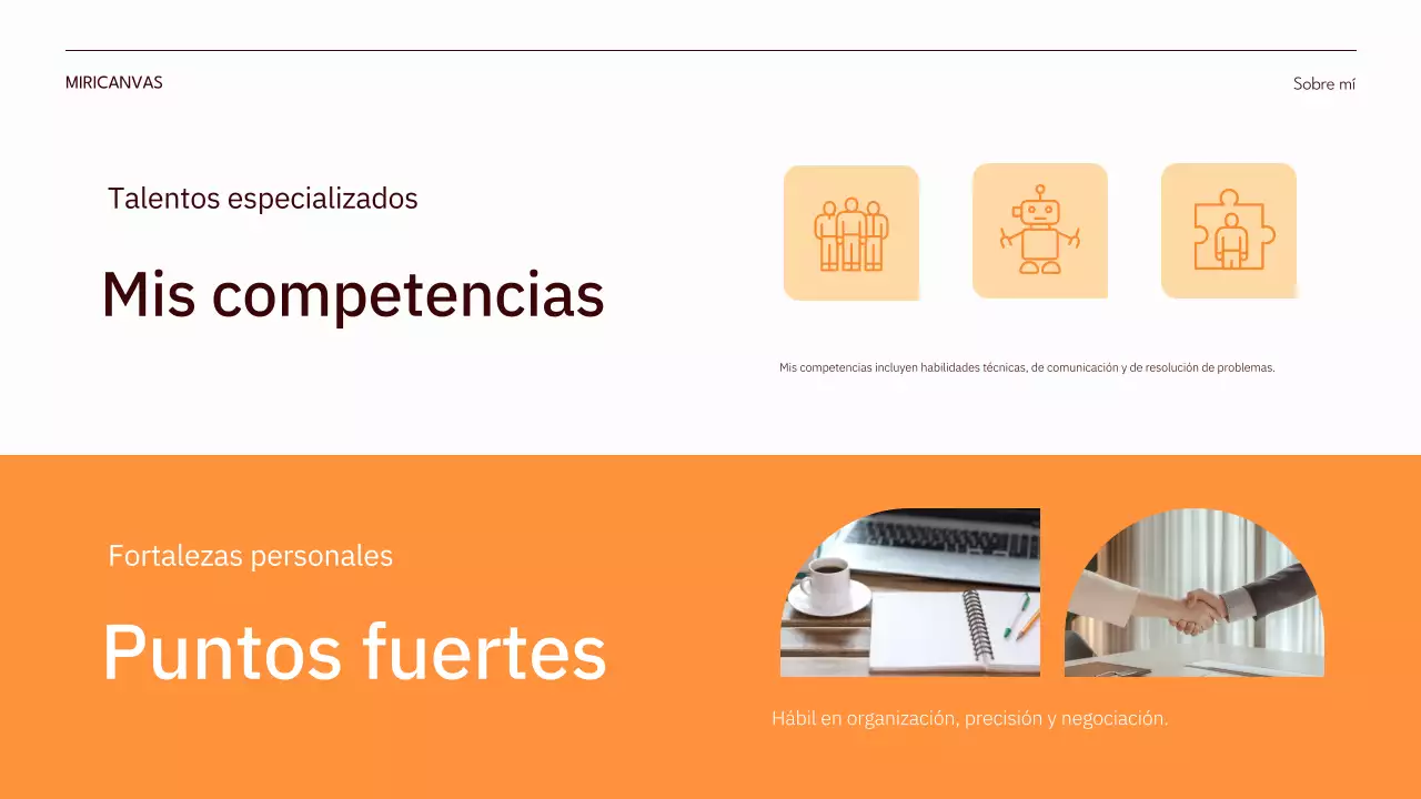 lanzamiento de autointroducción moderno naranja