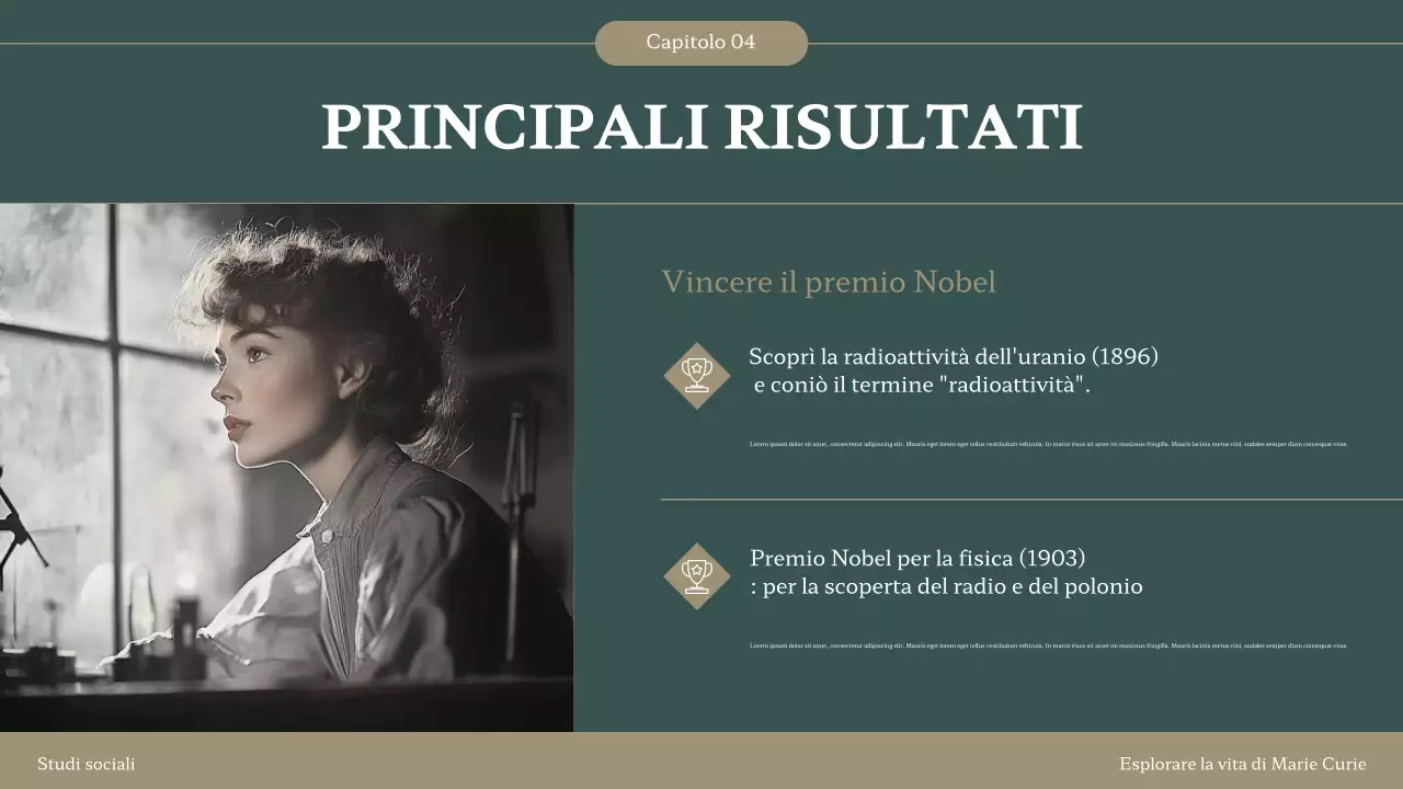 lezione di scienza classica grigia