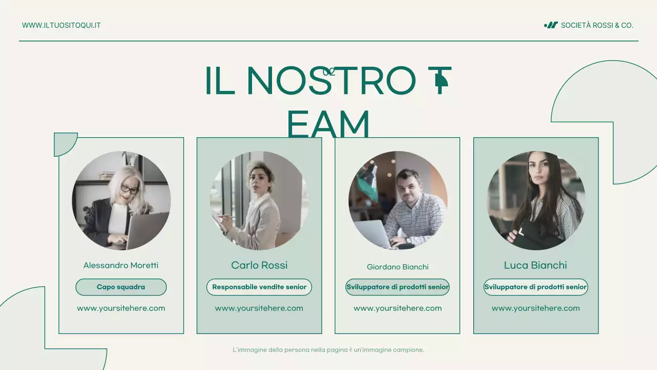 documento di proposta di progetto moderno e alla menta