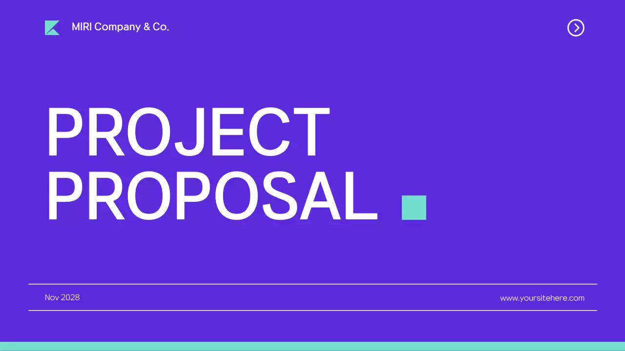 Purple Modern Project Proposal Presentation