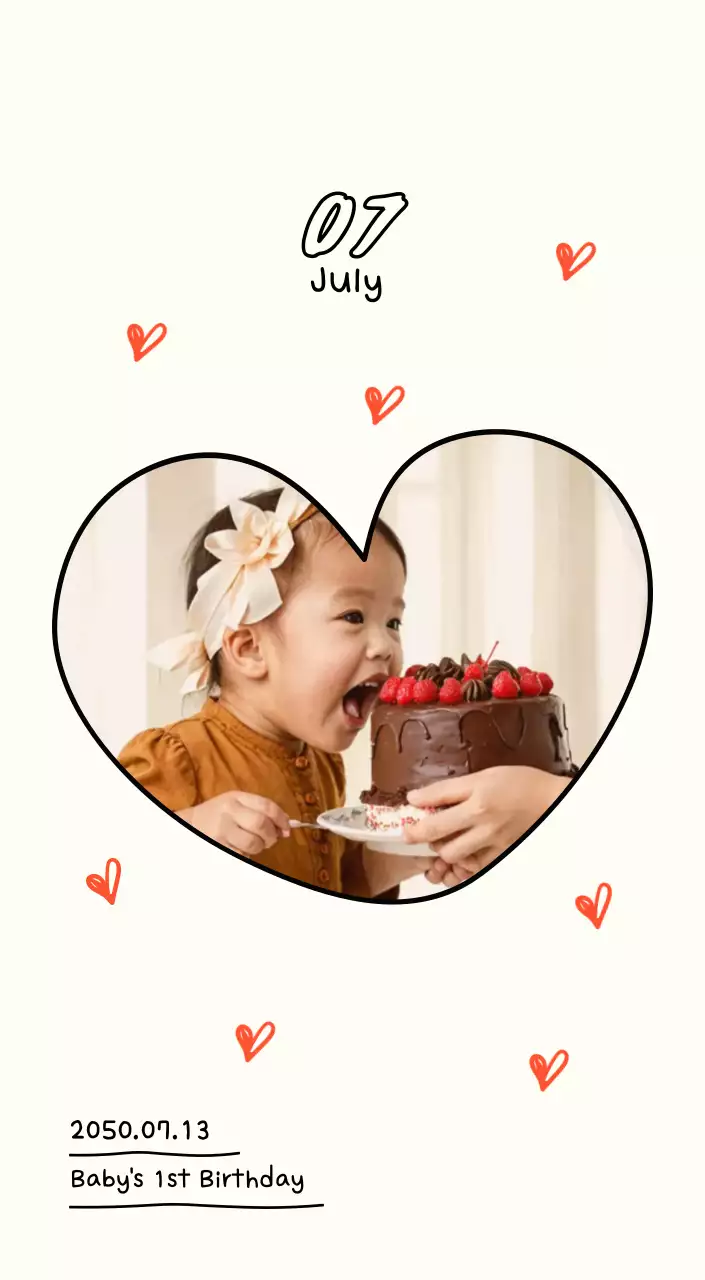 Adorable photo calendar