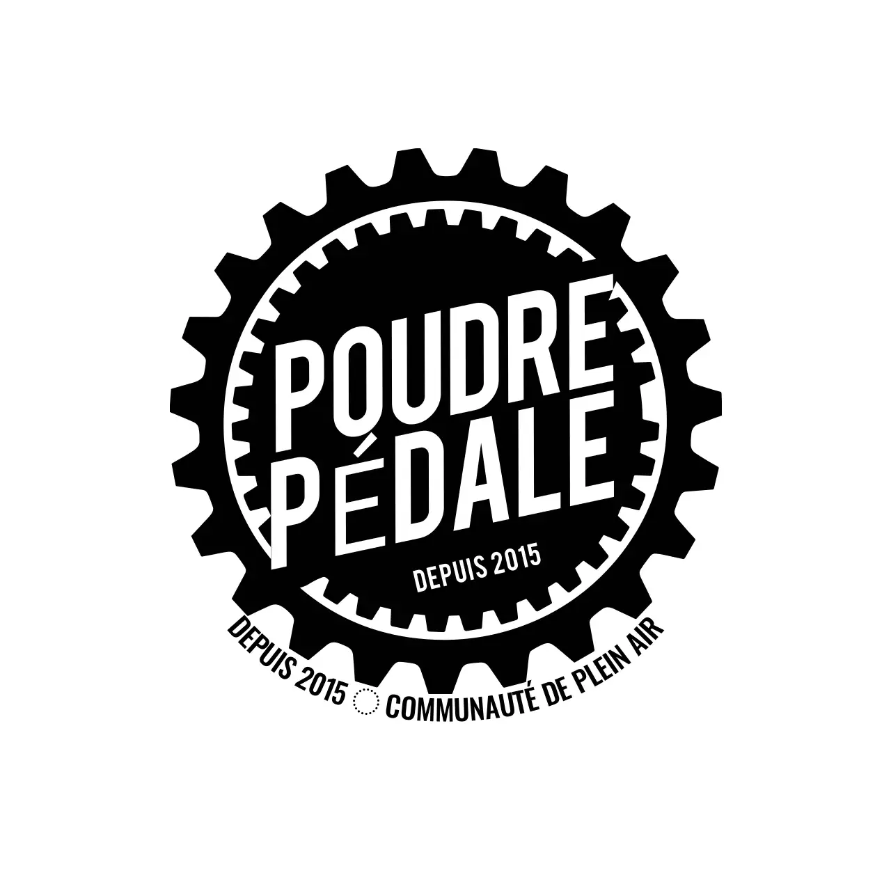 logo communautaire minimal noir