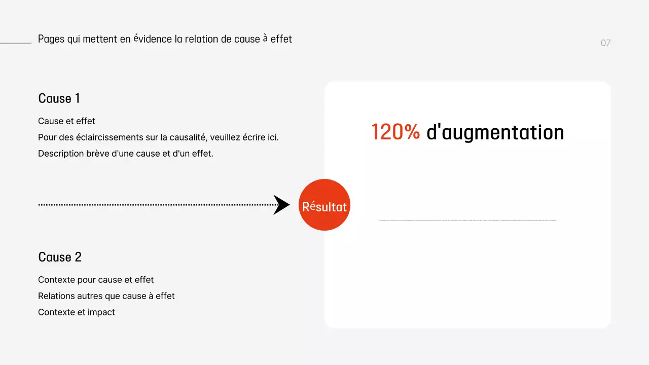 Planification d'une présentation moderne grise