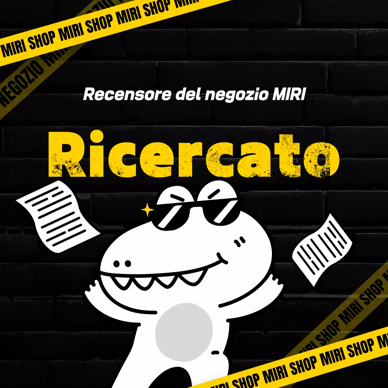 Annunci di eventi della rivista Black Gag