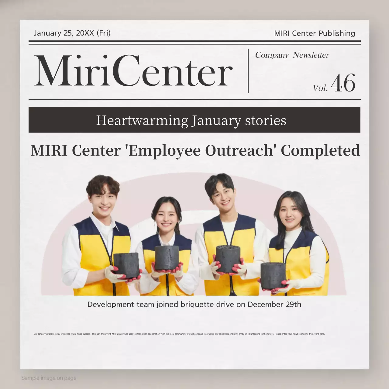 Buletin Jangkauan Profesional Kulit Putih Posting Media Sosial