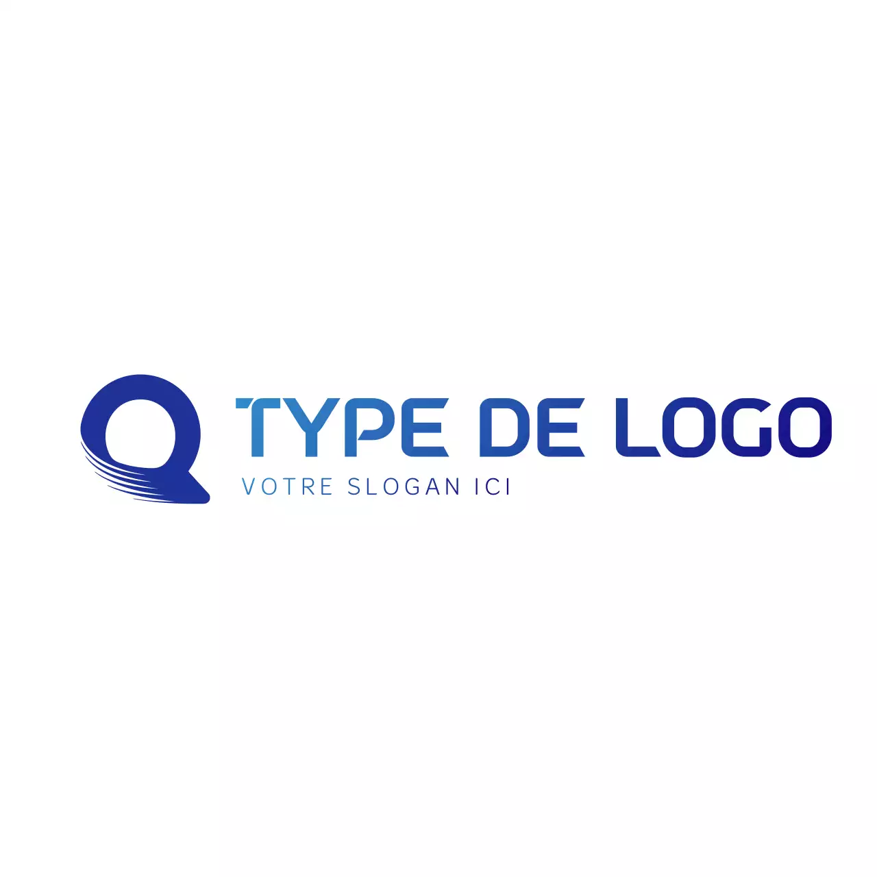 bleu conception moderne de l'image de marque