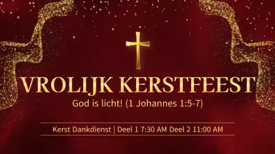 Rode Klassieke Kerstdienstgids