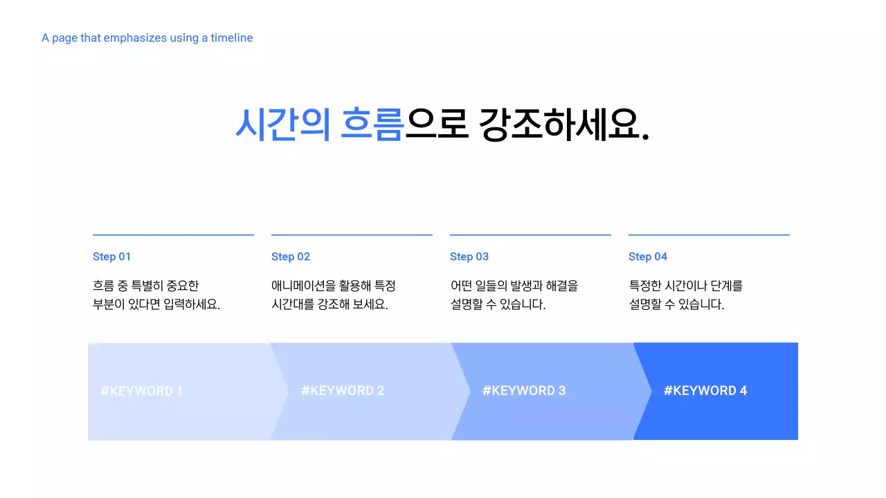 파랑 모던 프레젠테이션 교육 자료