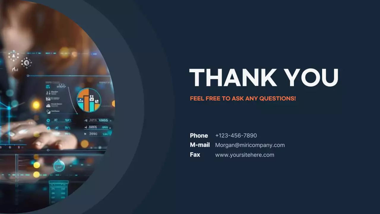 네이비 모던 마케팅 계획 프레젠테이션