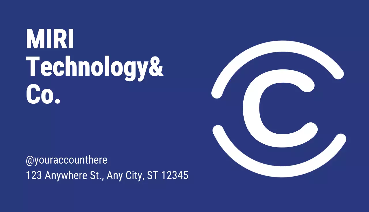 White Modern Business Card