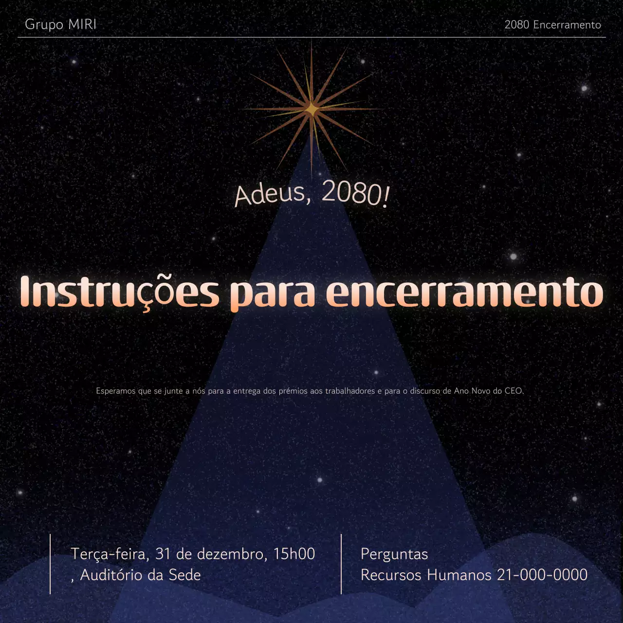 Guia de eventos de fim de ano Black Chic