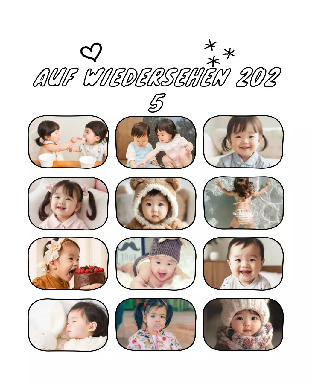 Bezaubernder Neujahrskalender