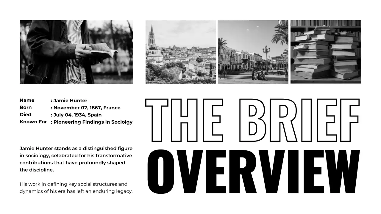 Black Professional Biography Presentation