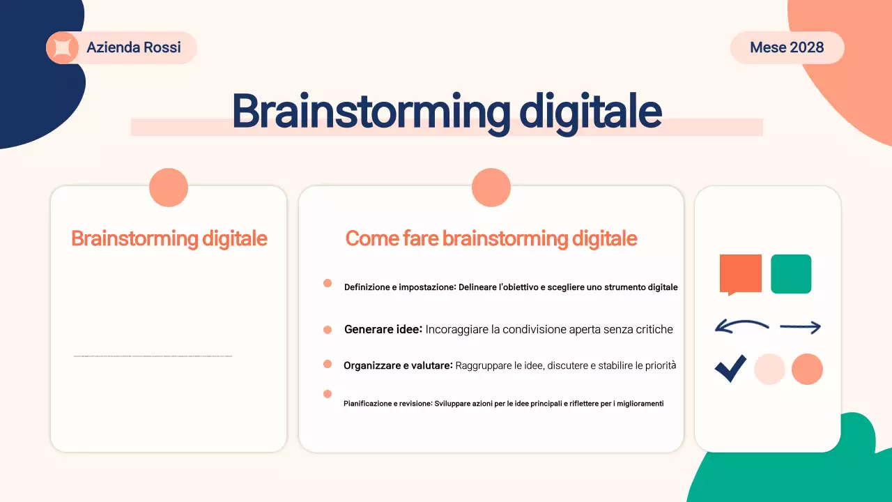 materiale per brainstorming moderno beige