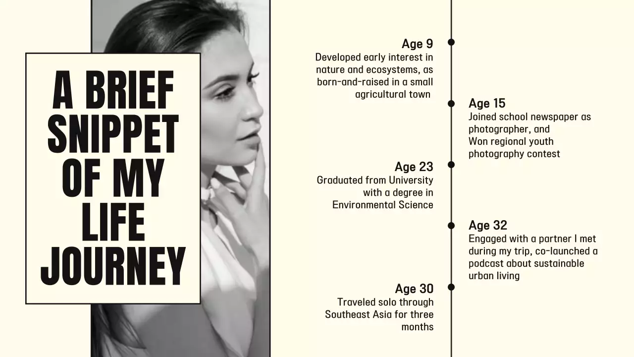 Presentasi Pengenalan Pribadi Minimal Beige