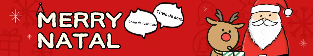 Festas de Natal aconchegantes e vermelhas