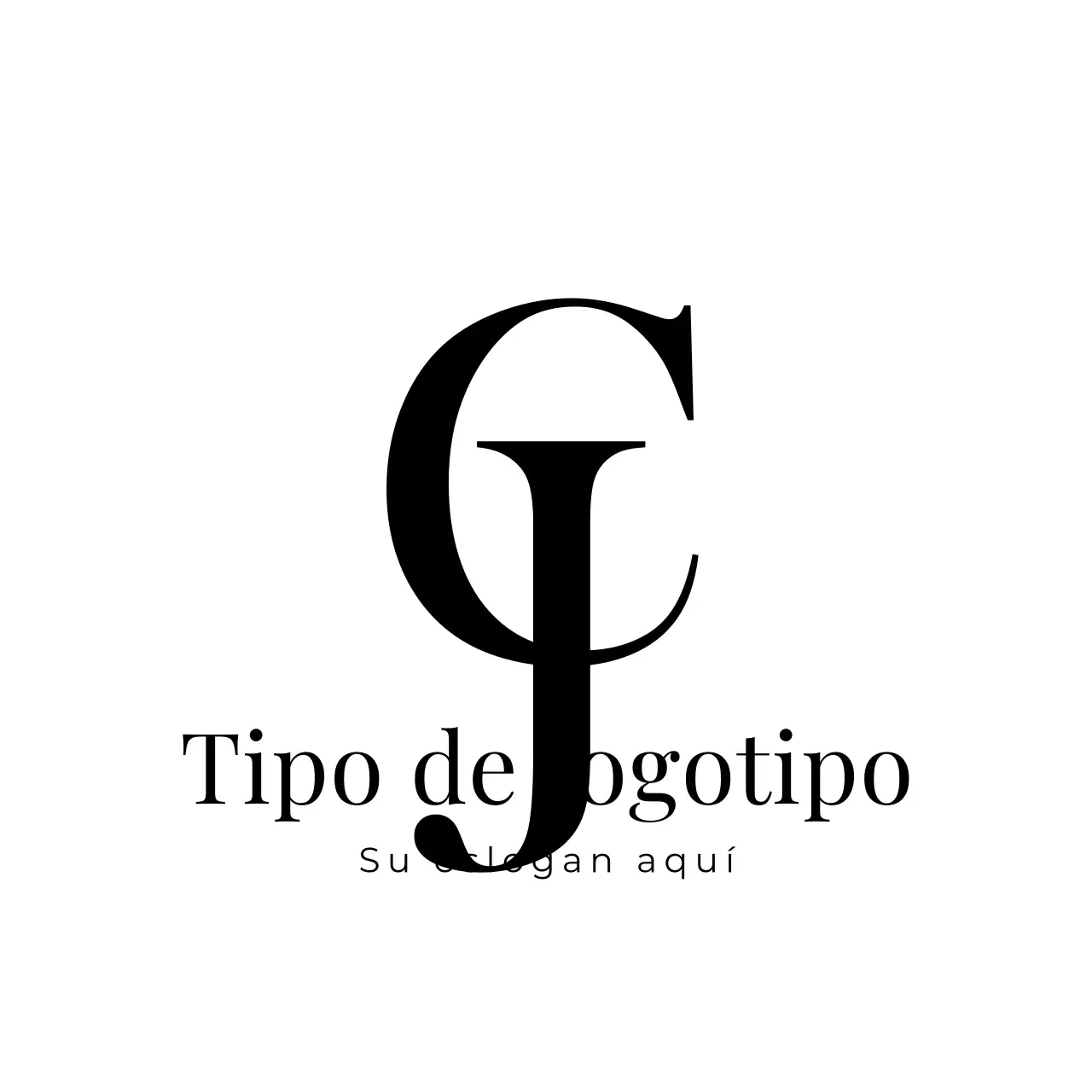diseño de logotipo moderno en negro