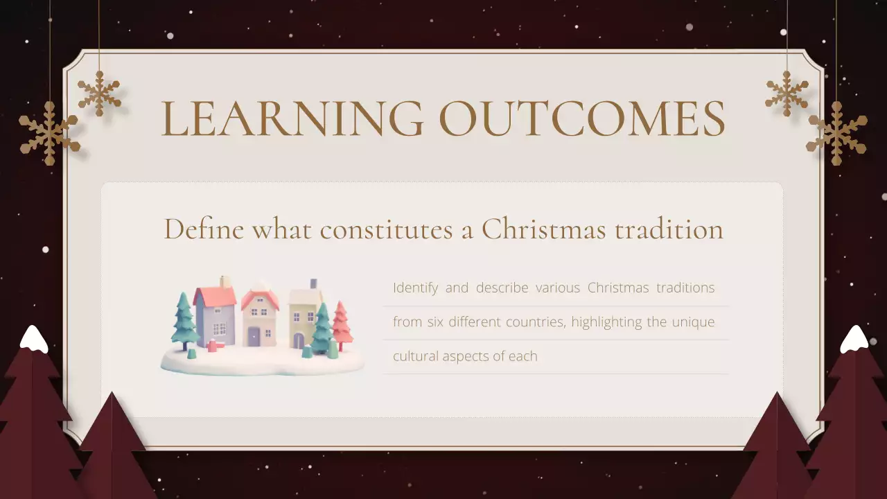 Beige Elegant Christmas Guide Presentation