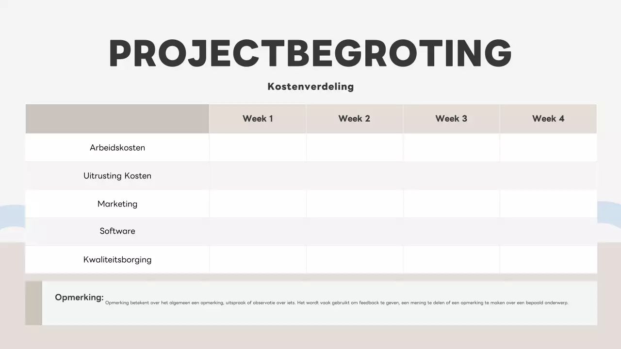 grijs modern bedrijfsplan document