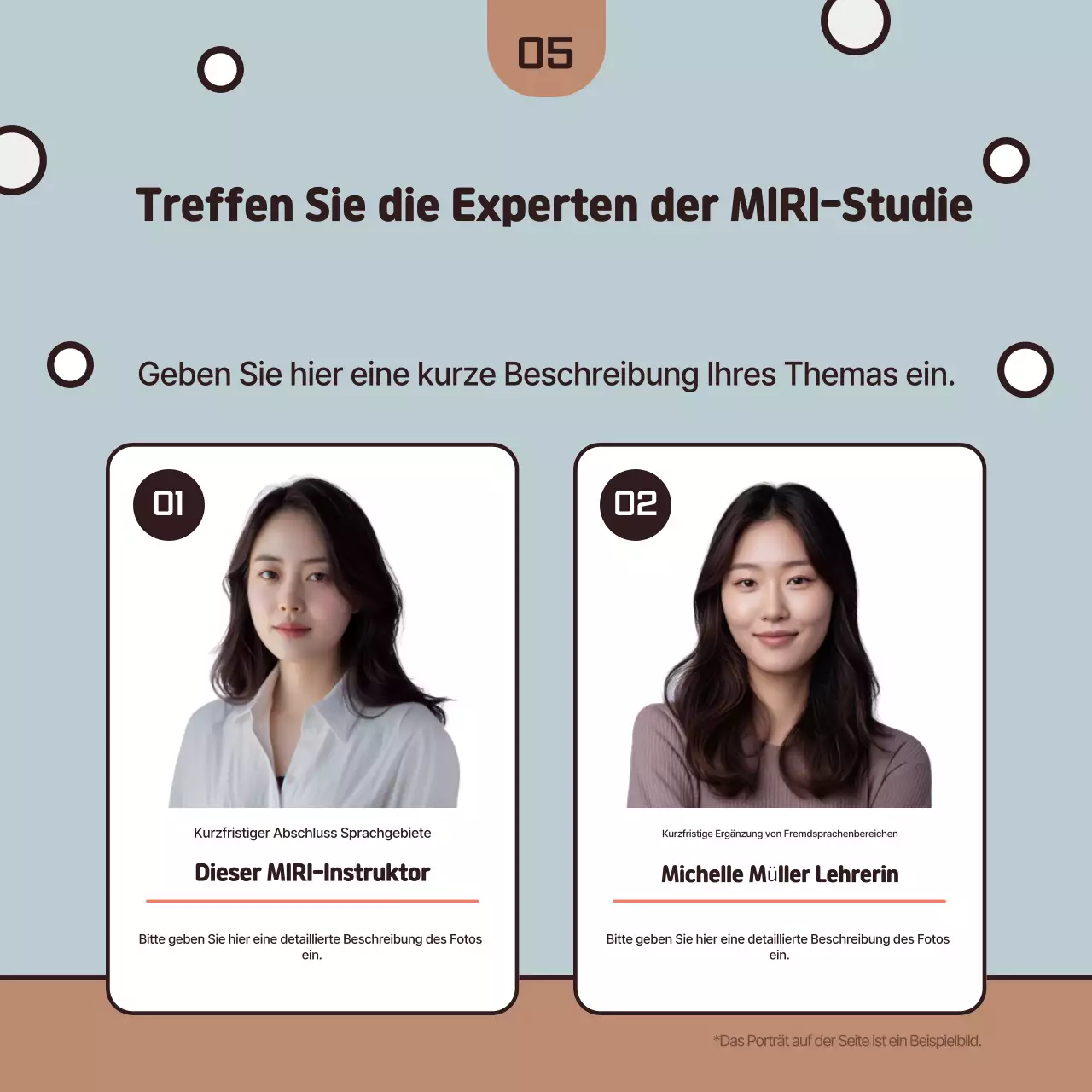 Rekrutierung von hellblauen Praktikanten