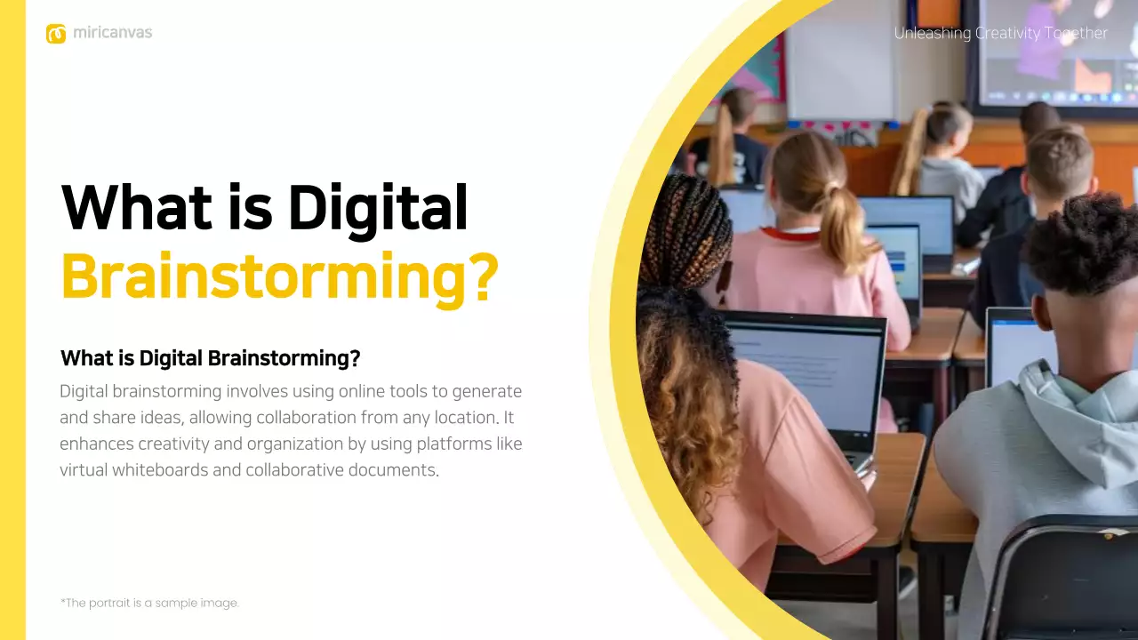 Yellow Modern Brainstorming Presentation