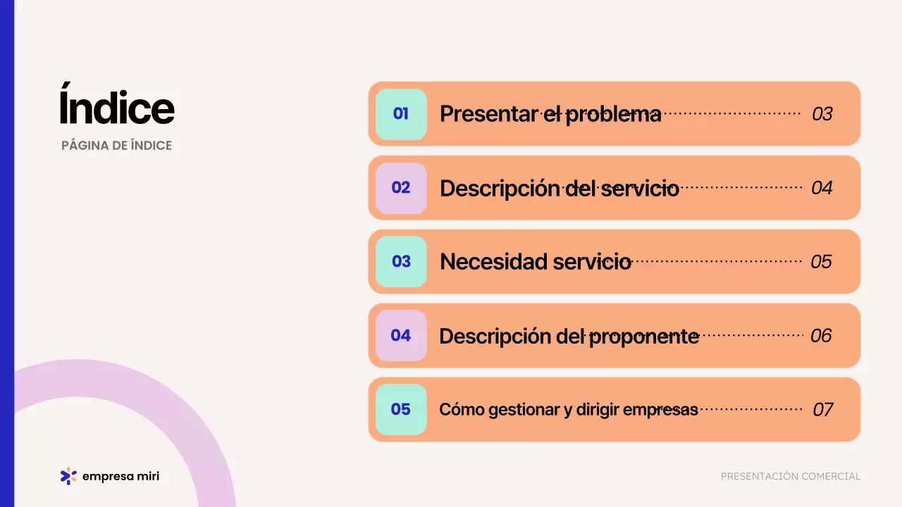 Promover una propuesta empresarial moderna de color beige