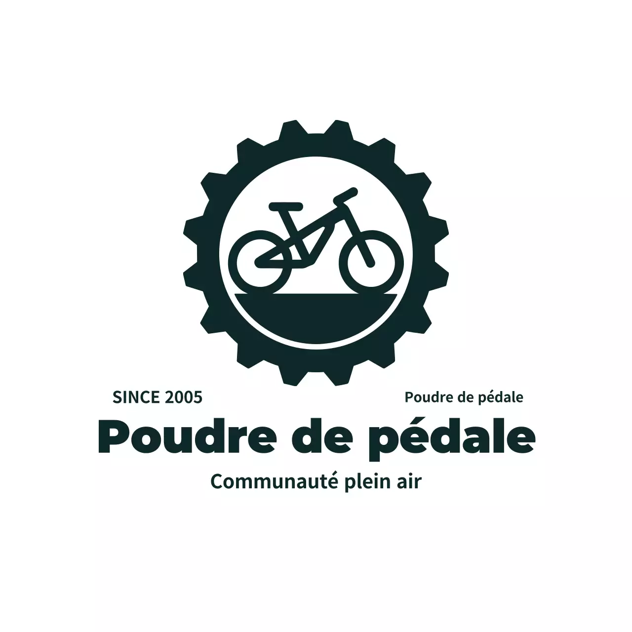 logo noir communauté extérieure style moderne