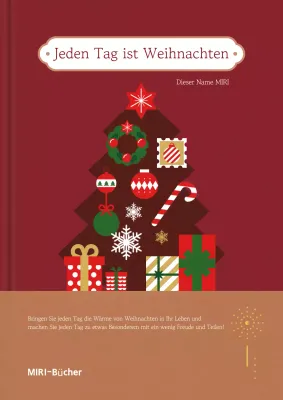 Rotes Vintage-Weihnachtsbuch