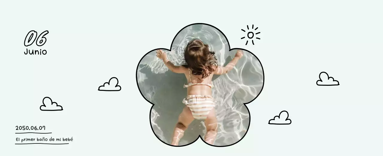 Bonito calendario con fotos de Año Nuevo