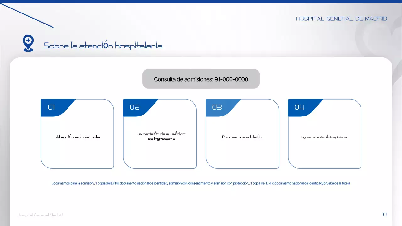 Comunicar información sobre Blue Modern Hospital