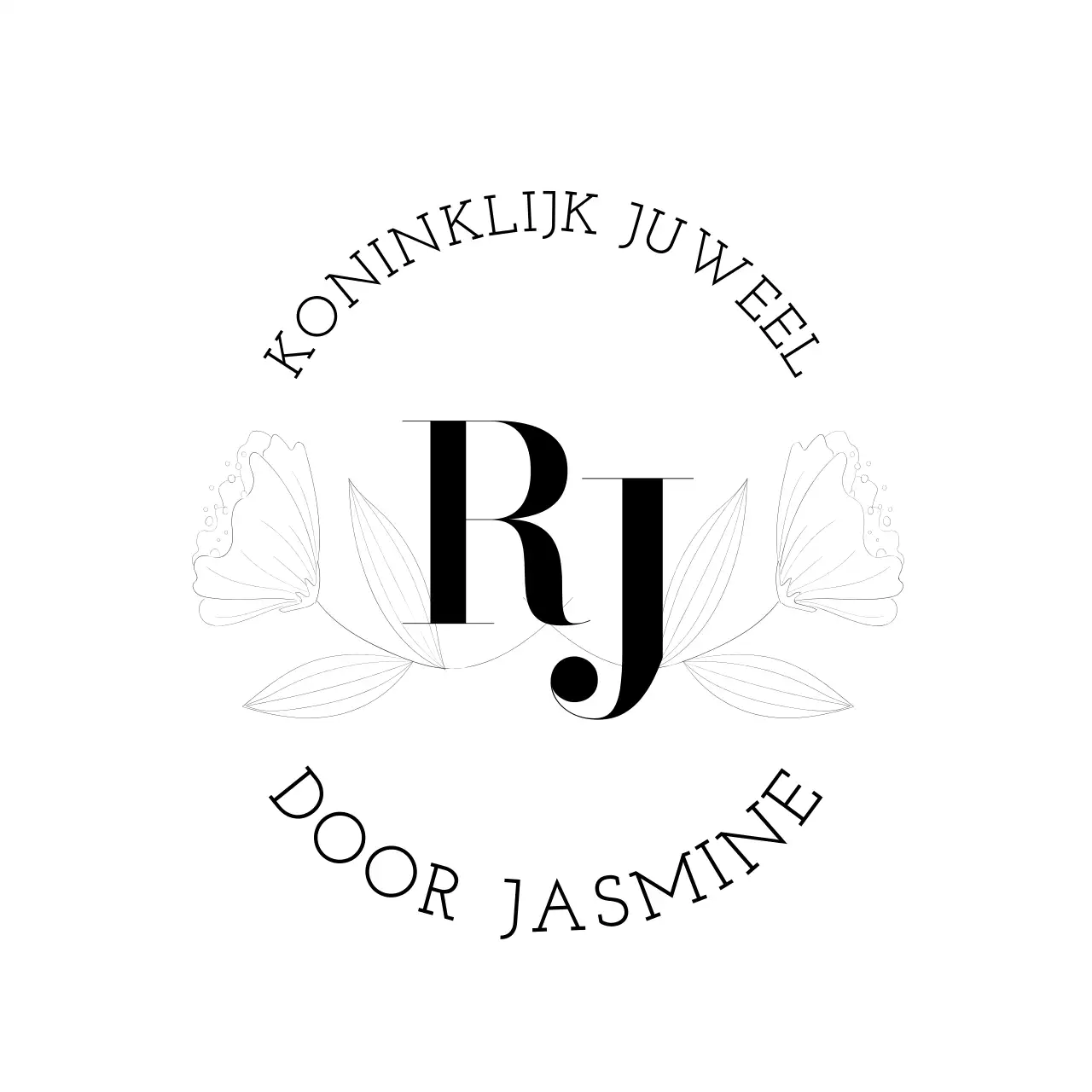 zwart elegant juwelenlogo