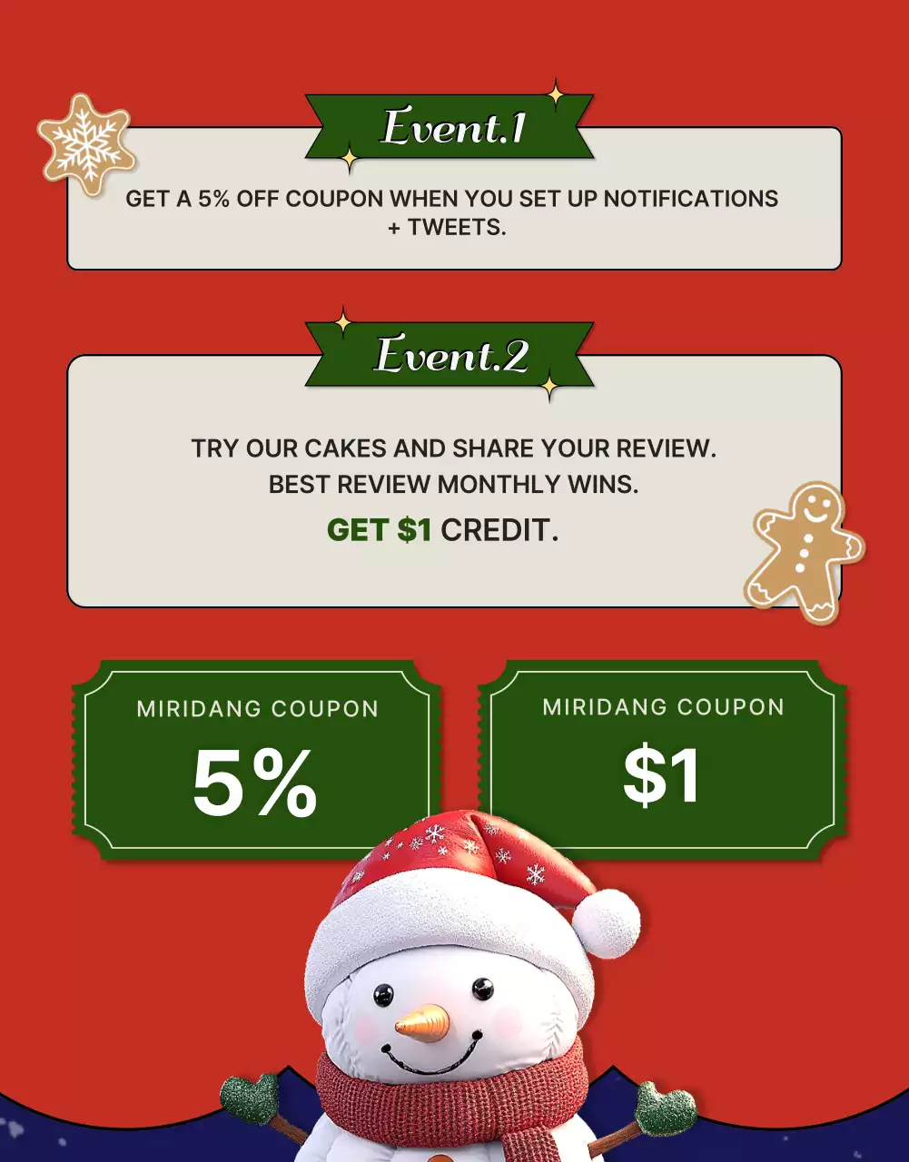 Poster Promosi Liburan Tradisional Merah