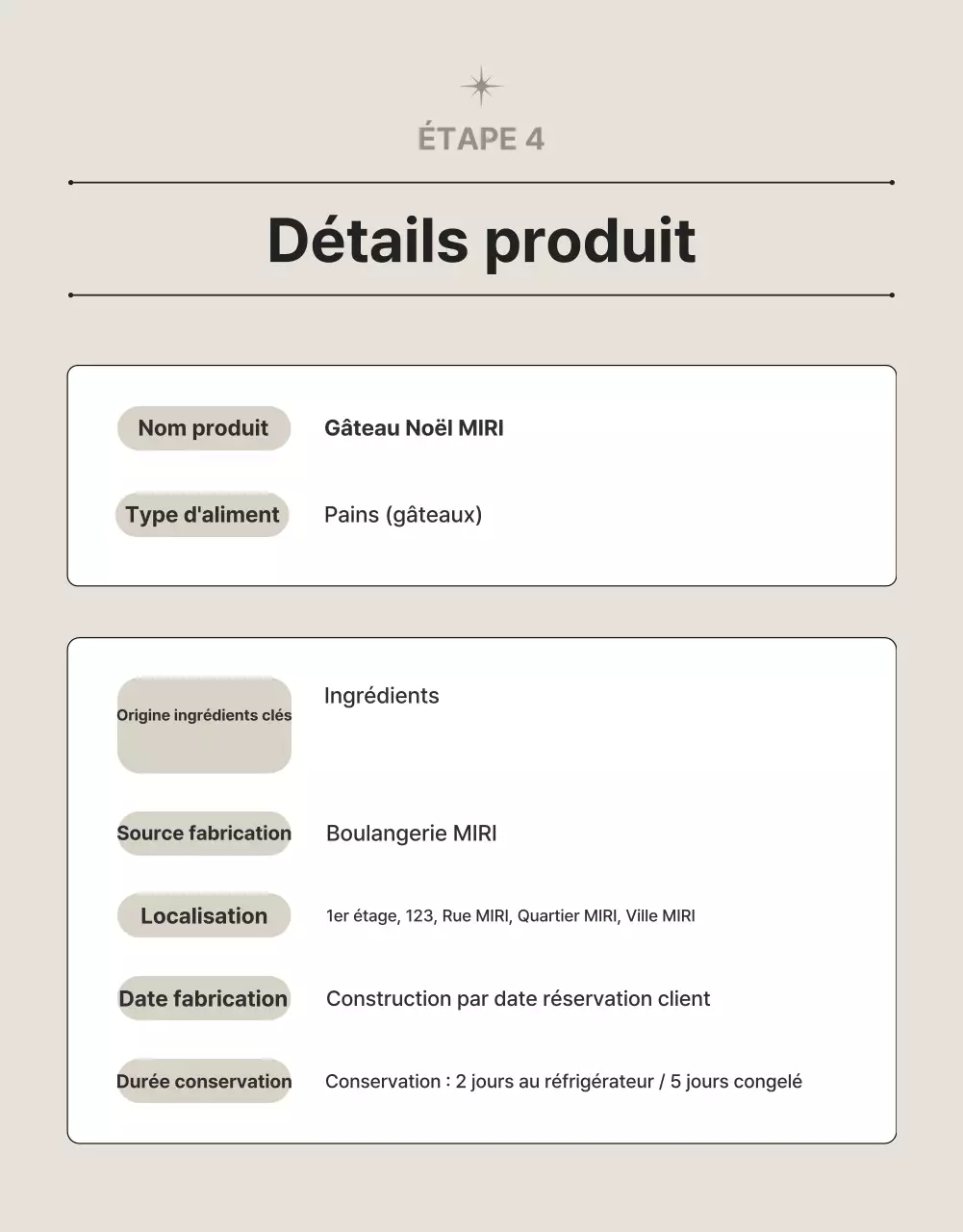 Promotion du gâteau de Noël vintage rouge